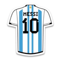 Lionel Messi Argentina Jersey Sticker
