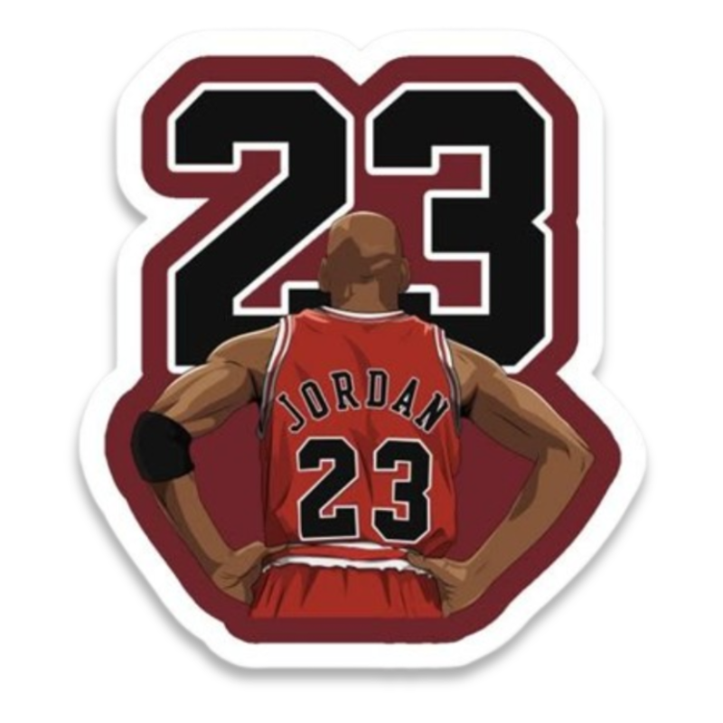 Michael Jordan Chicago Bulls 23 Sticker