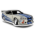 Nissan Skyline GT-R R34 Sticker