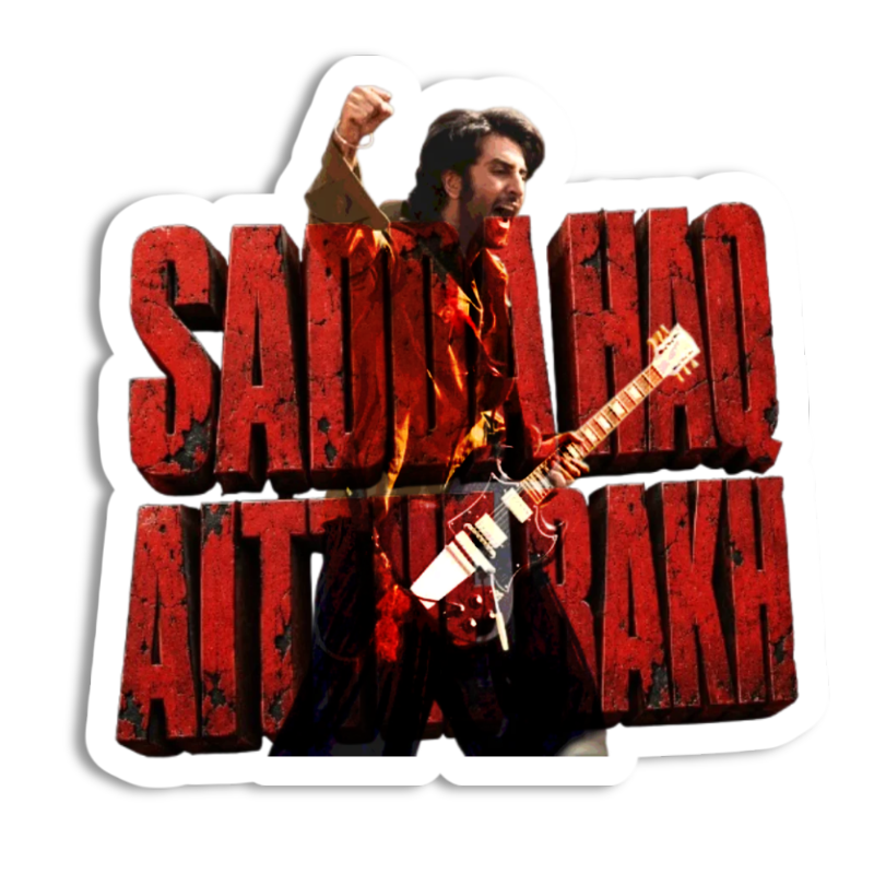 Sadda Haq Rockstar Sticker waterproof vinyl sticker