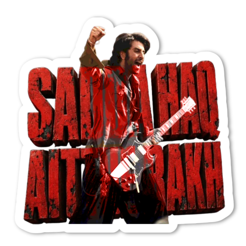 Sadda Haq Rockstar Sticker waterproof vinyl sticker