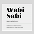 Wabi Sabi Sticker waterproof vinyl sticker