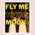 Fly Me To The Moon Sticker waterproof vinyl sticker