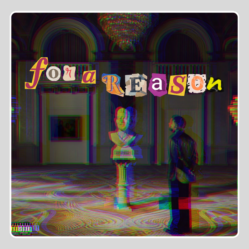 For A Reason Glitch Sticker waterproof vinyl sticker