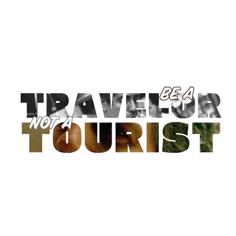 Traveler Not A Tourist Sticker waterproof vinyl sticker