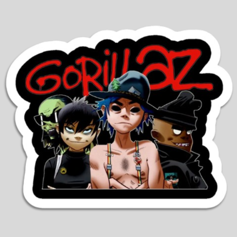 Gorillaz Band Sticker