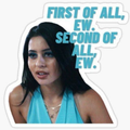 Maddy Euphoria Ew Sticker