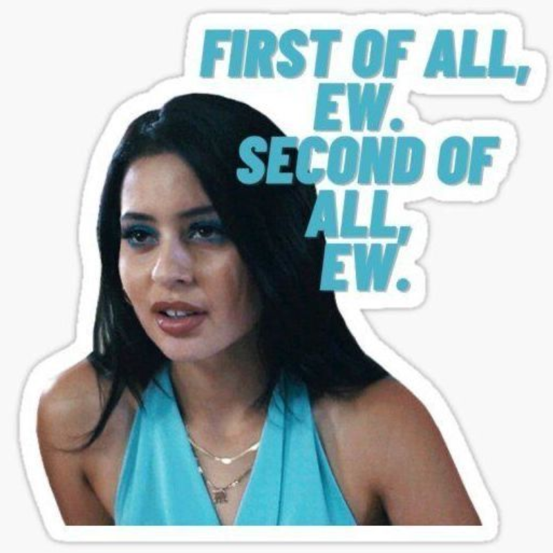 Maddy Euphoria Ew Sticker