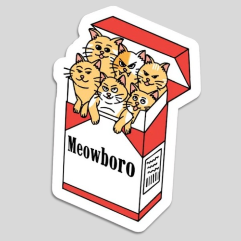 Meowboro Cigarette Pack