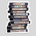 Horror VHS Collection Stack