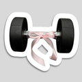 Dumbbell With Pink Bow