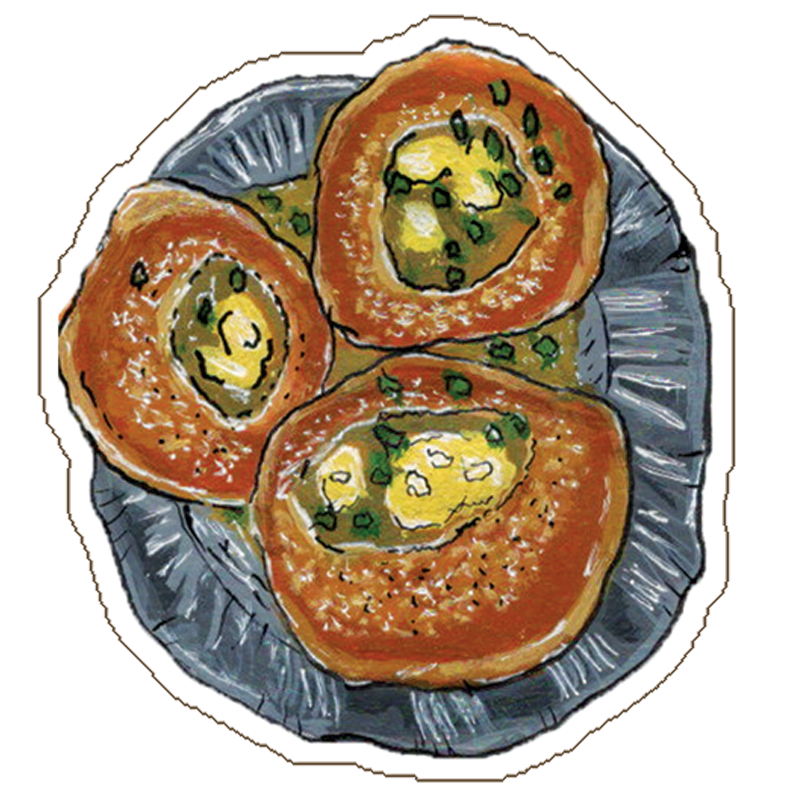 Golgappa Sticker waterproof vinyl sticker