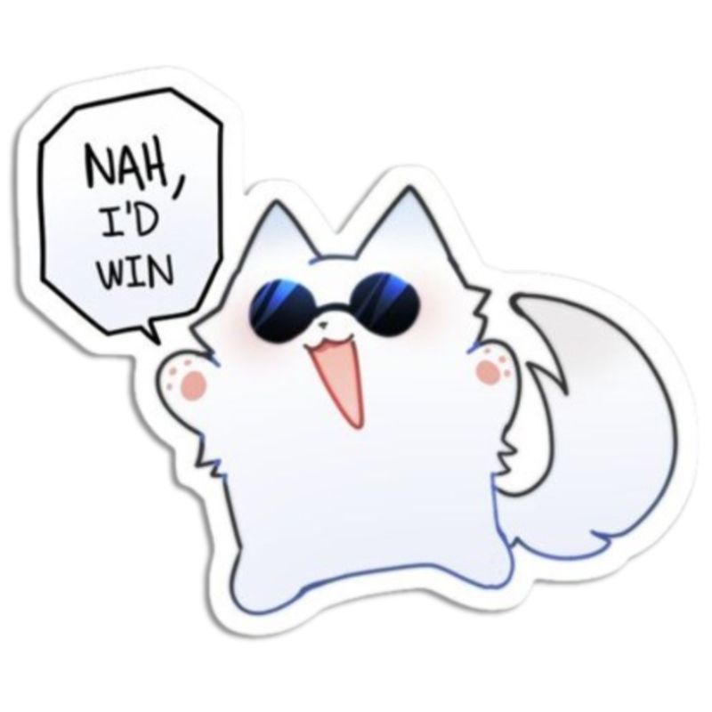 Gojo Cat Sticker